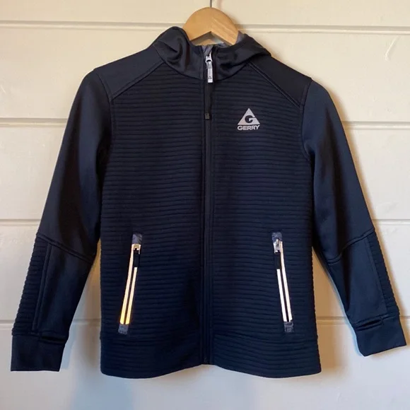 Gerry Polyester Fleece Full Zip Jacket Size Small (7-8)